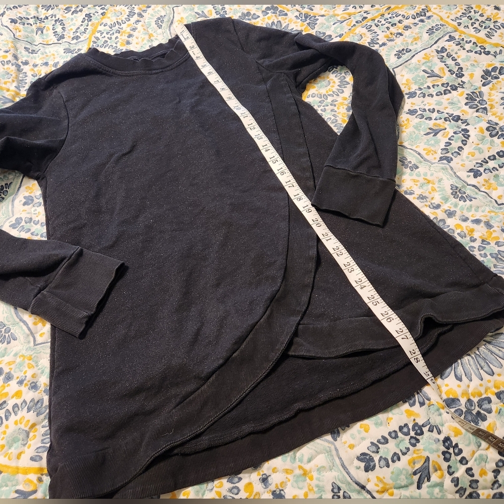 Latched Mama Nursing Crewneck In Black With Sparkles Women's Size Large - Picture 5 of 8
